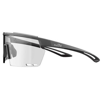 Rollerbrille – RL004B Photochrom – silber/schwarz – hellgraue Gläser