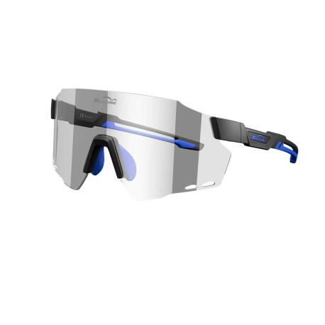 WindBreaker Photochromic Sunglasses - WB002B - black/blue + light grey lens