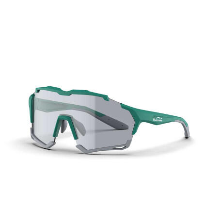 Versatile Photochromic Sunglasses - VS002B - Green/Black - Black Lens
