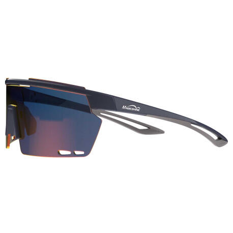 Roller Goggles - RL004 - blue/grey - silver lens