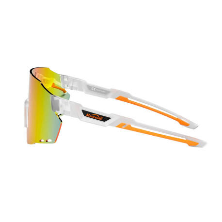 Lunettes WindBreaker - WB005 - transparent/orange + écran orange 2/6