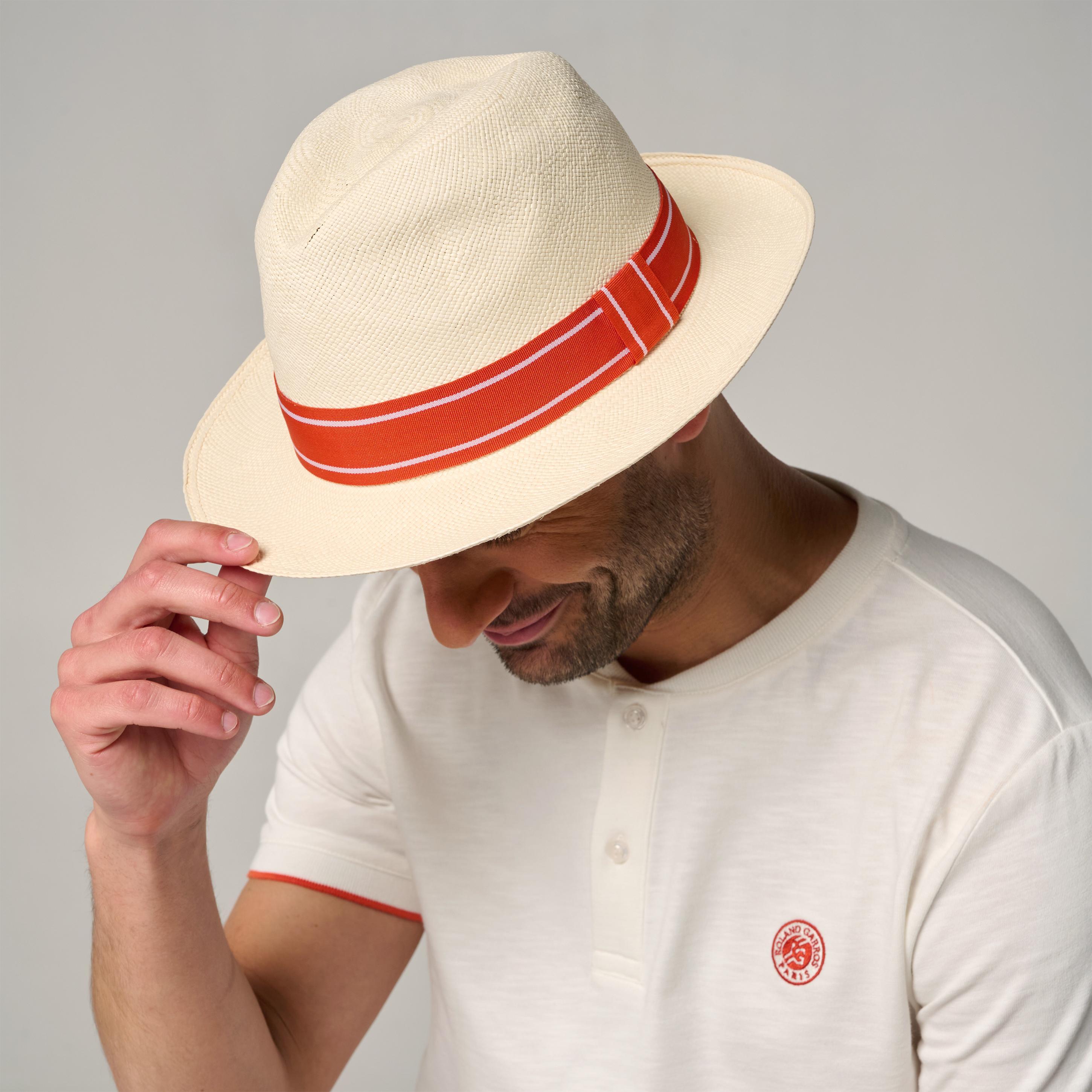Panama véritable ruban rayé Roland-Garros 2/5
