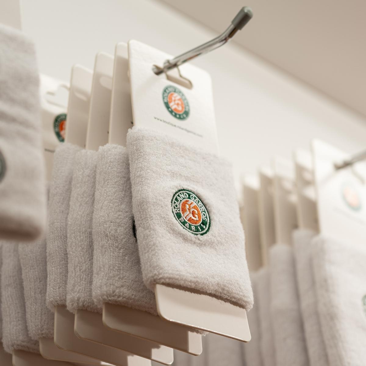Grand poignet logo Roland-Garros - Blanc 2/4