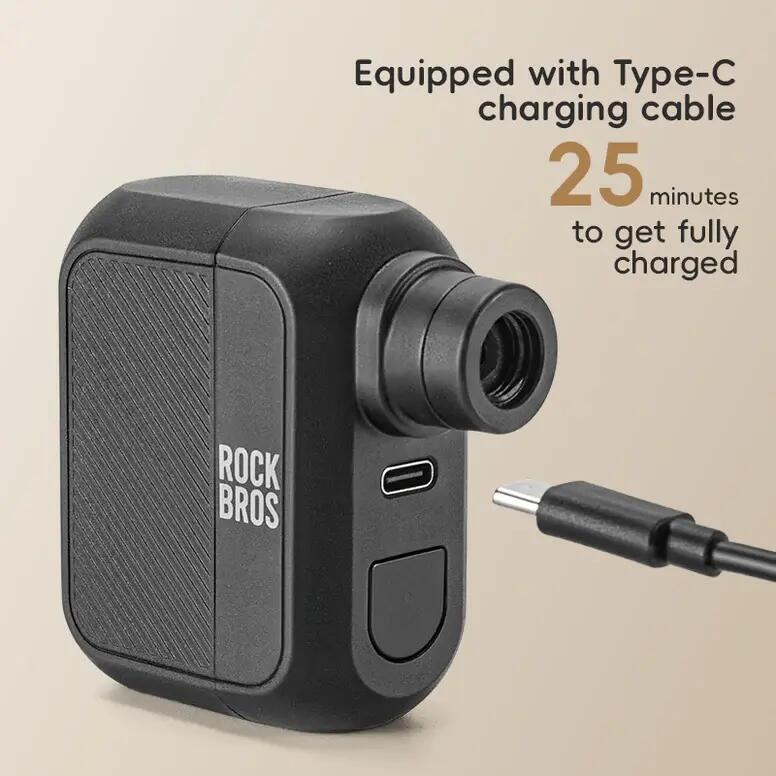 Elektrische Minipumpe 100PSI wiederaufladbar für Fahrrad & E-Bike 7/7