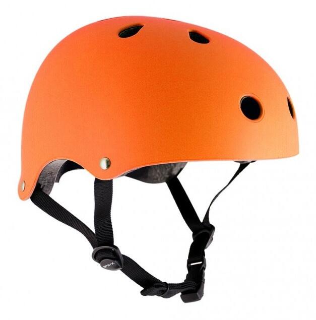Essentials Matt Fluo Orange Helmet - Matt Orange 2/3