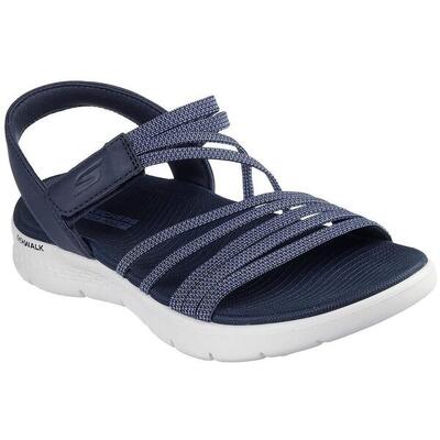 Sandalen skechers go walk flex sandal. blauw. dames