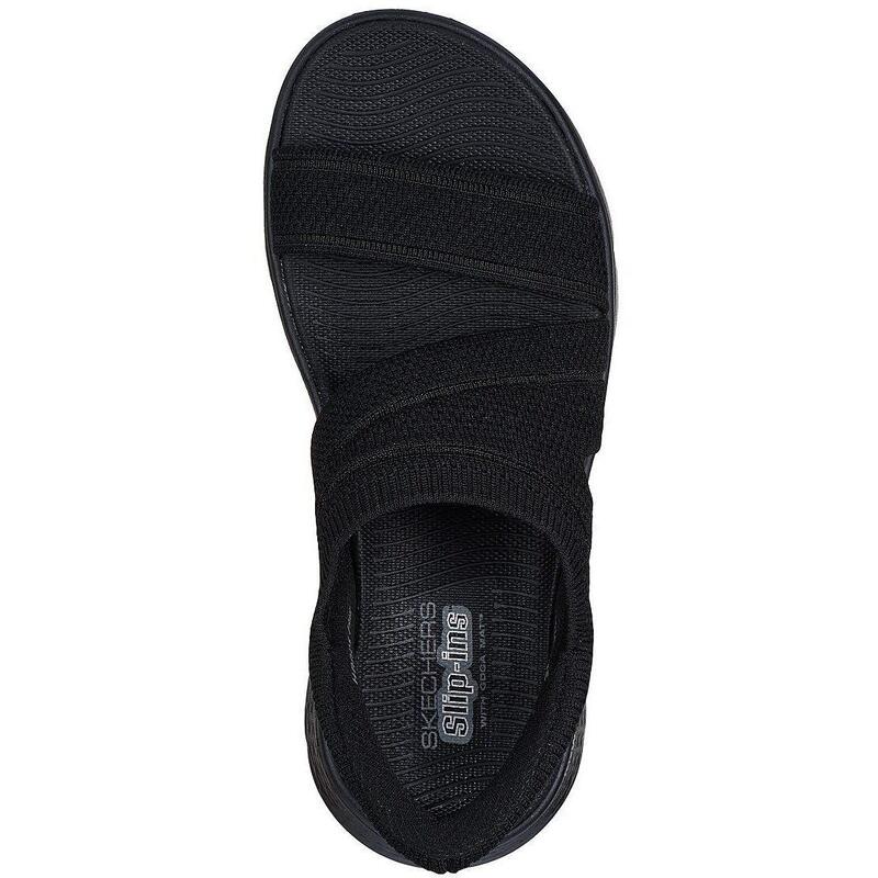 Sandales Skechers Go Walk Flex Sandal-, Noir, Femmes