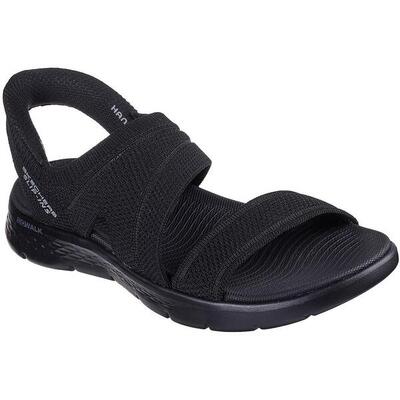 Sandali Skechers Go Walk Flex Sandal-. Nero. Donne