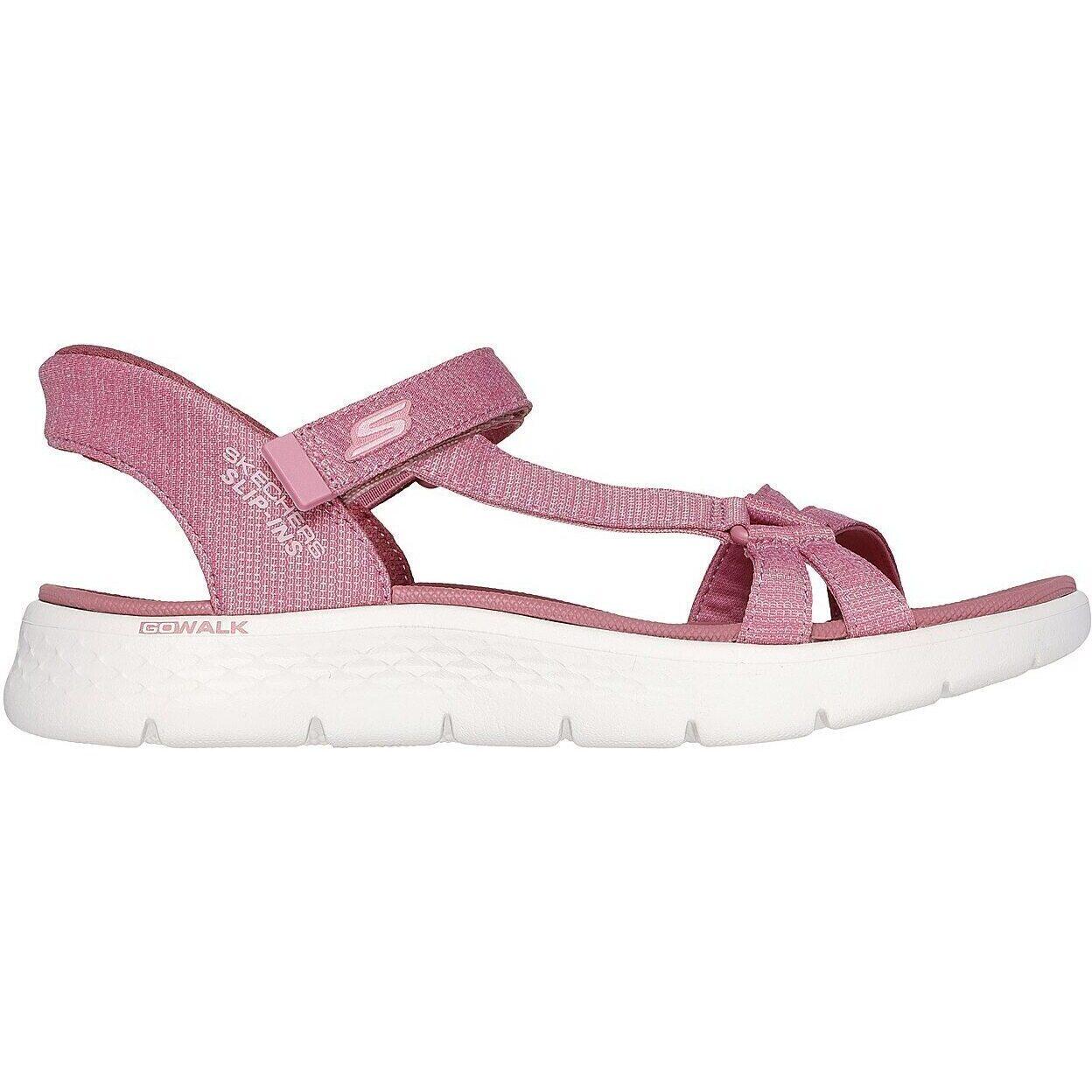 Sandali Skechers Go Walk Flex Sandal, Rosa, Donne 3/5
