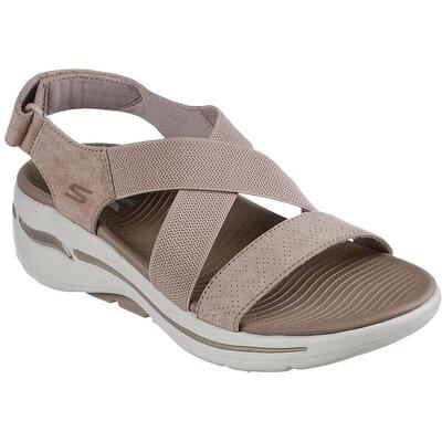 Sandalen skechers go walk arch fit san. bruin. dames
