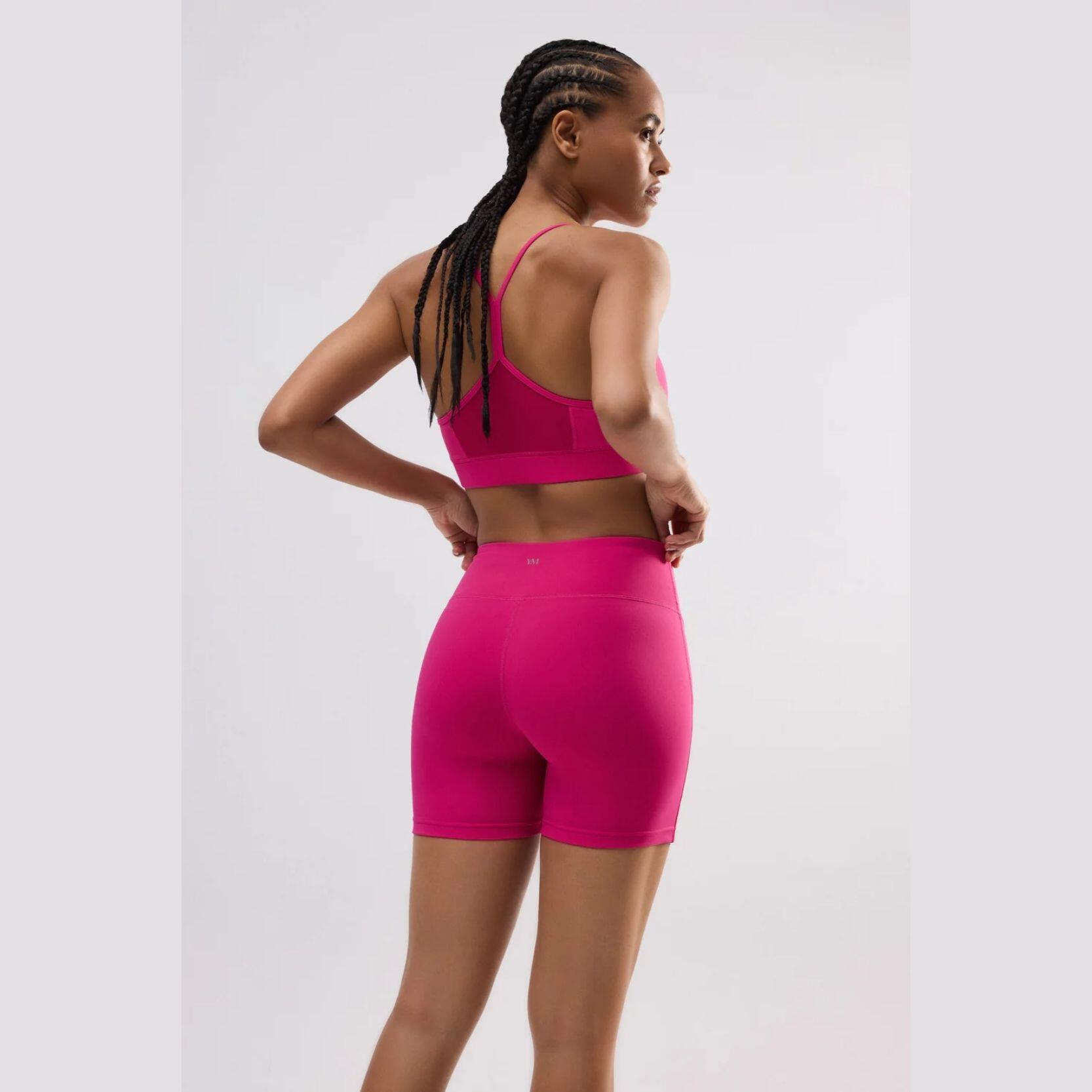 YSA Brassière de sport sans coutures cobalt L — dos ouvert 4/7