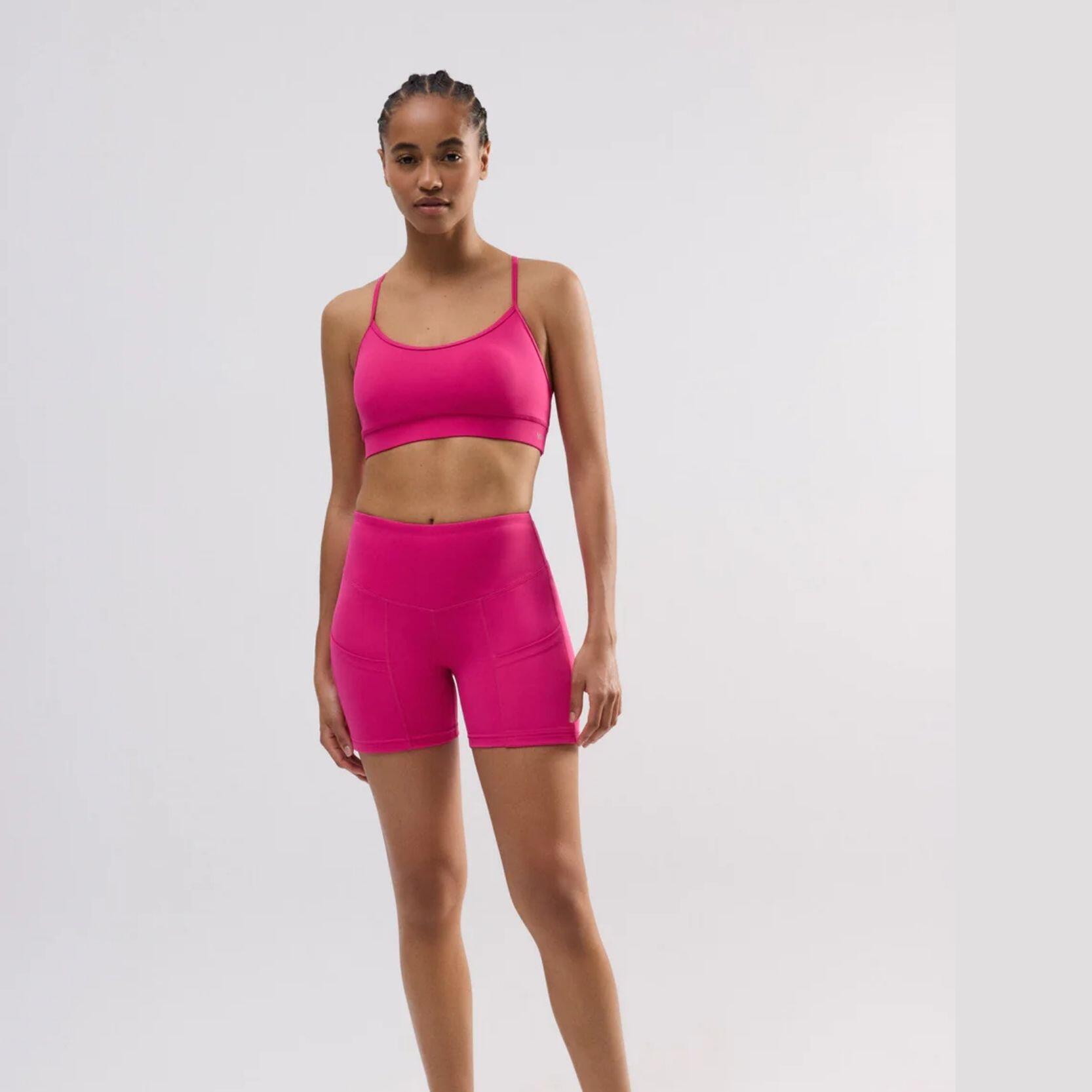 YSA Brassière de sport sans coutures cobalt L — dos ouvert 2/7