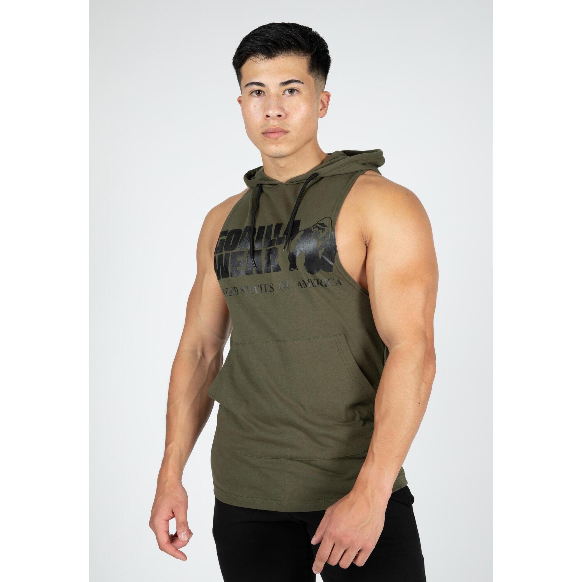 Gorilla Wear - Débardeur - Rogers Hooded - Chemise Sans Manche - Vert - 52 2xl - Decathlon