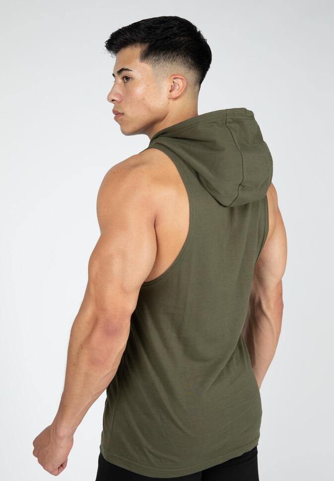 Bezrękawnik fitness męski Gorilla Wear Rogers Hooded Tank Top z kapturem