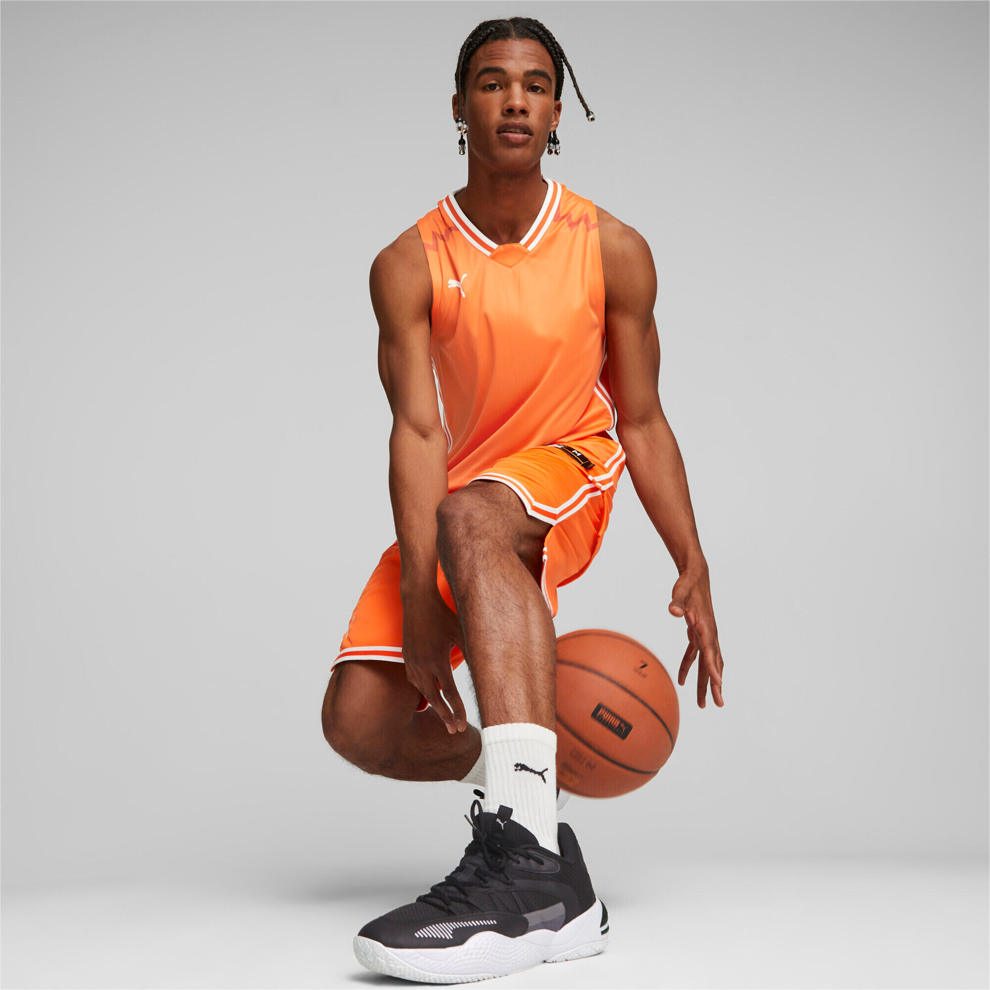 Débardeur Puma Hoops Game Orange 3/5