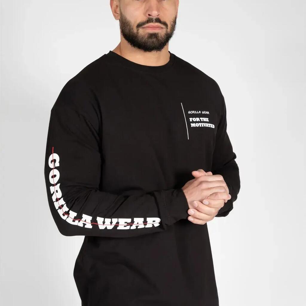 Oversized long-sleeve T-shirt Gorilla Wear Boise