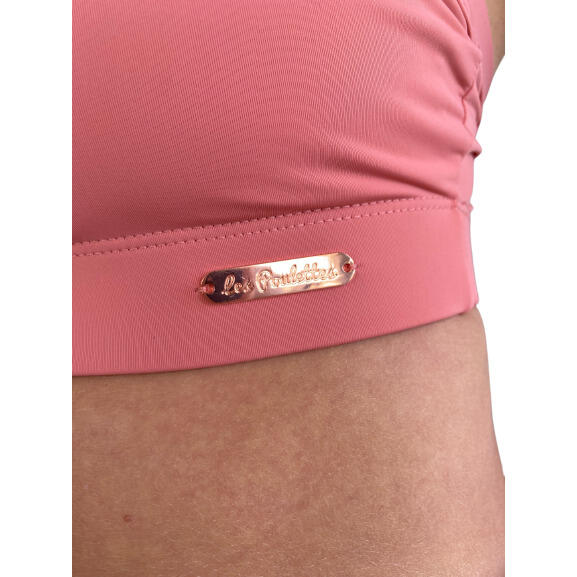 Brassière de sport femme Rose corail 7/7