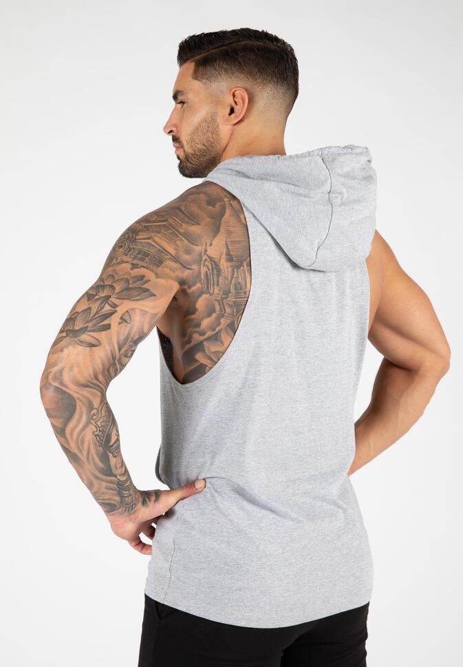 Tank Top fitness męski Gorilla Wear Rogers Hooded z kapturem