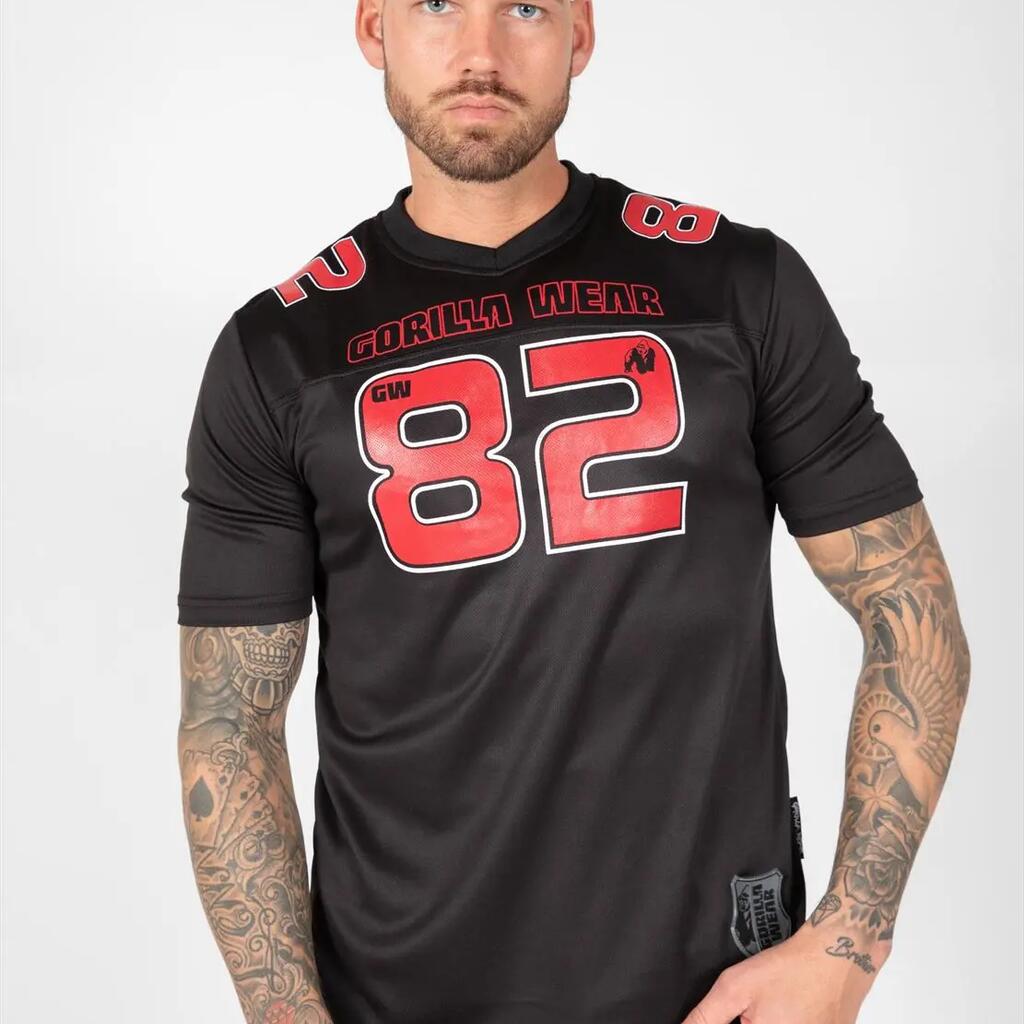 BLACK / RED