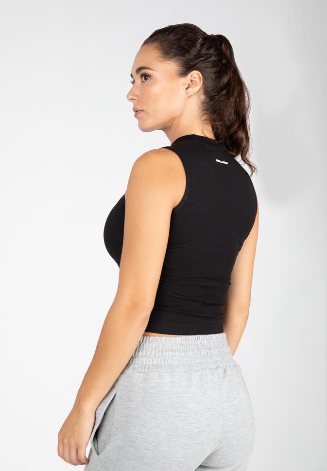 Livonia Crop Top - Czarny