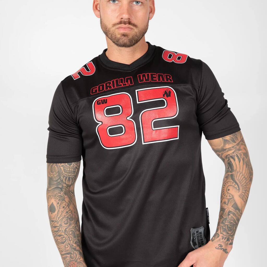 BLACK / RED