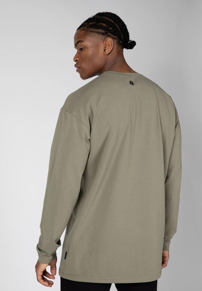Koszulka fitness męska z długim rękawem Gorilla Wear Boise Oversized Long Sleeve
