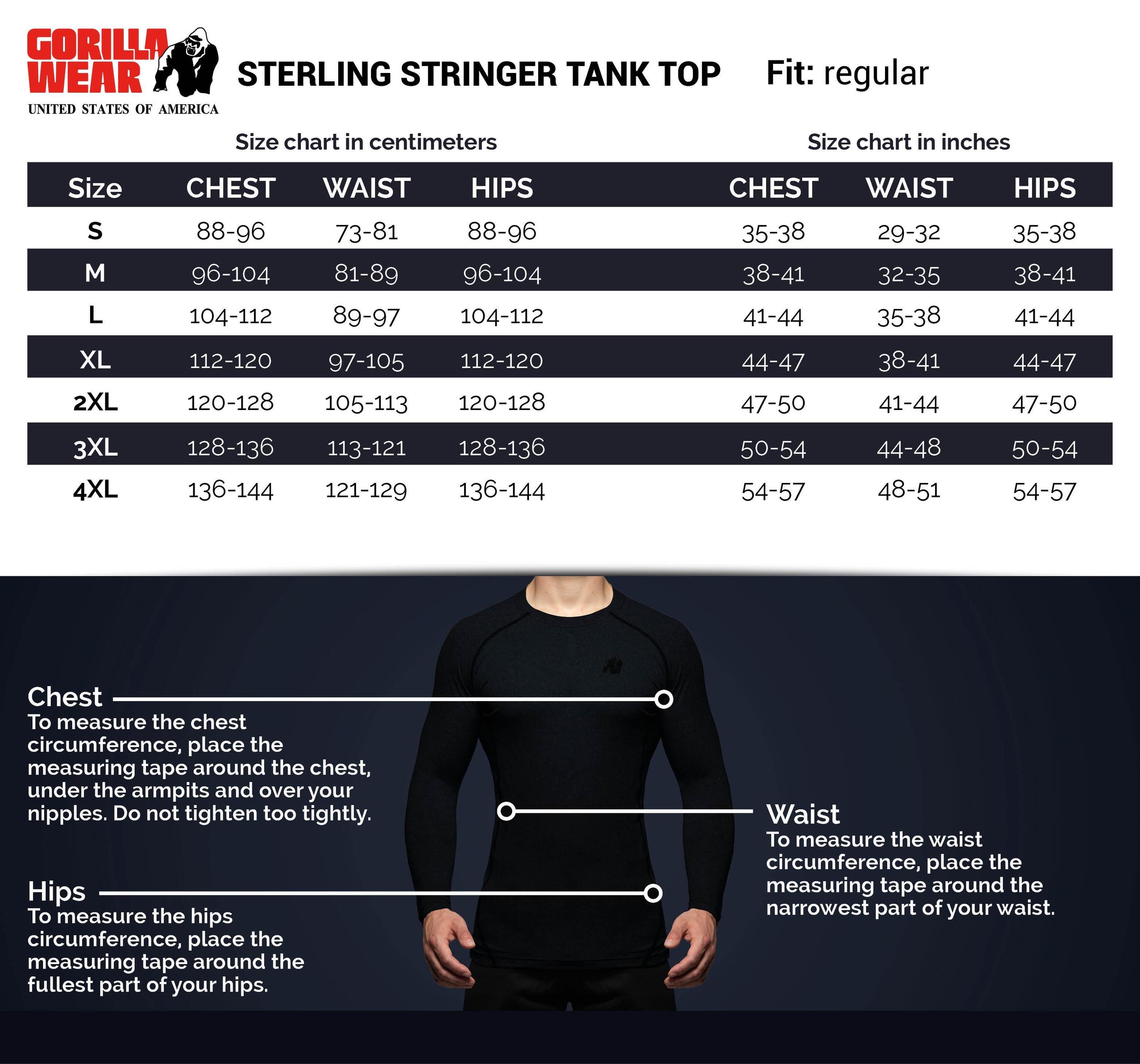 Canotta Gorilla Wear Sterling Stringer 5/6