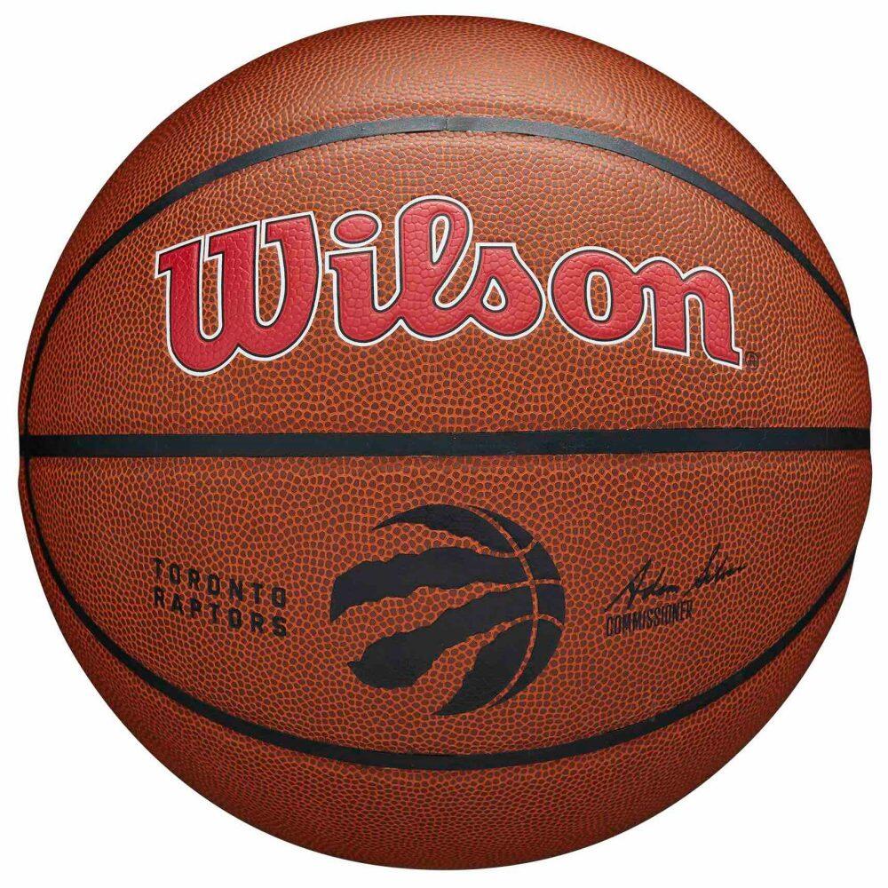 Wilson - Ballon De Basketball Wilson Nba Team Alliance – Toronto Raptors - Ballon De Basket - Marron|rouge - 7 - Decathlon