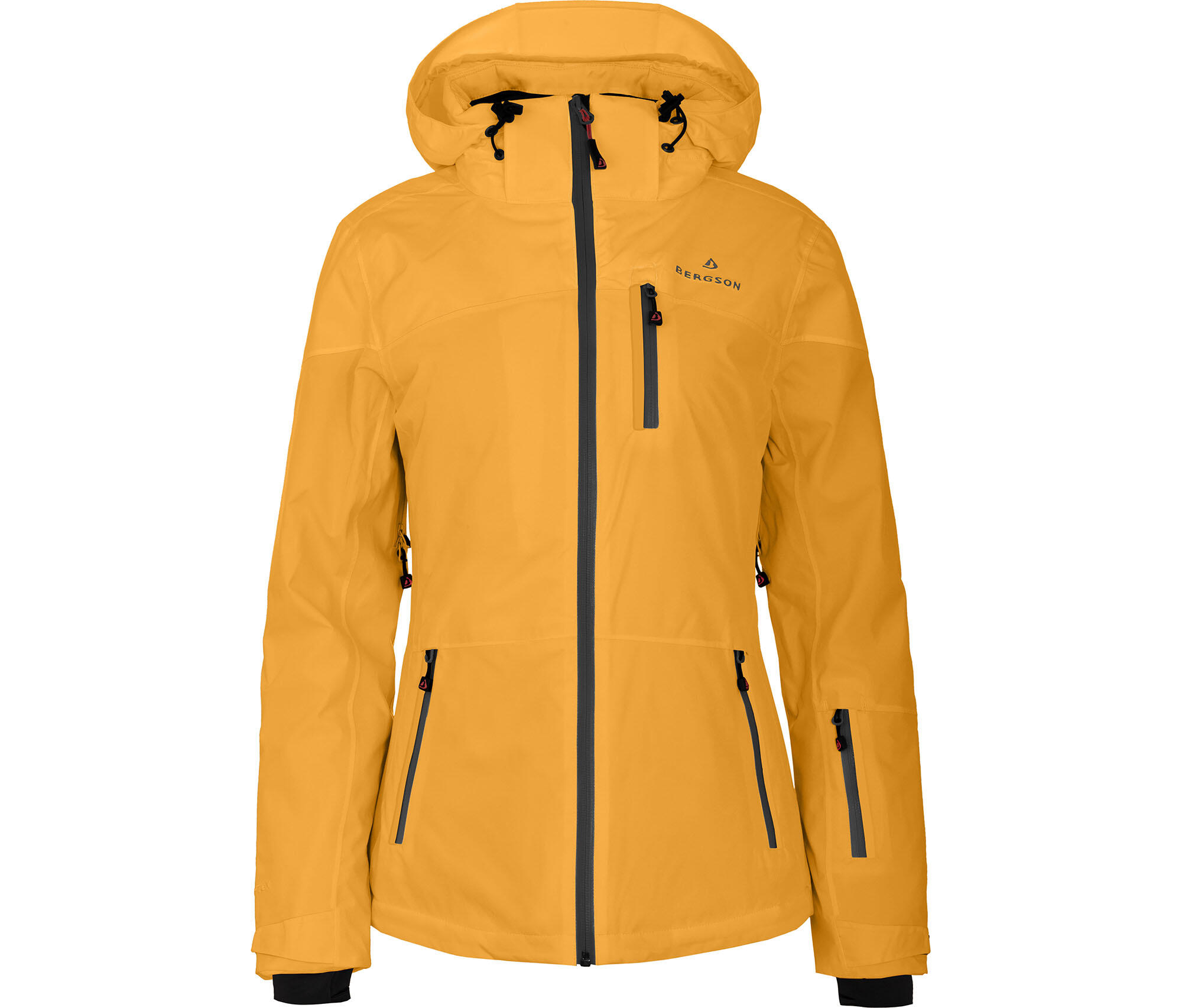 Damen Skijacke wattiert, 20000mm Wassersäule gold Decathlon