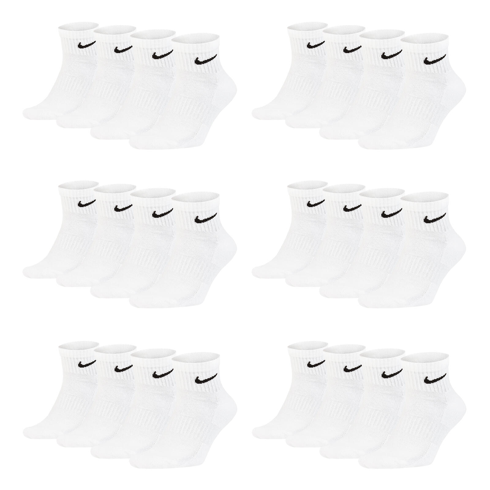NIKE Trainingssocken Quarter 12 Paar - Everyday Cotton Cushioned Ankle Socks