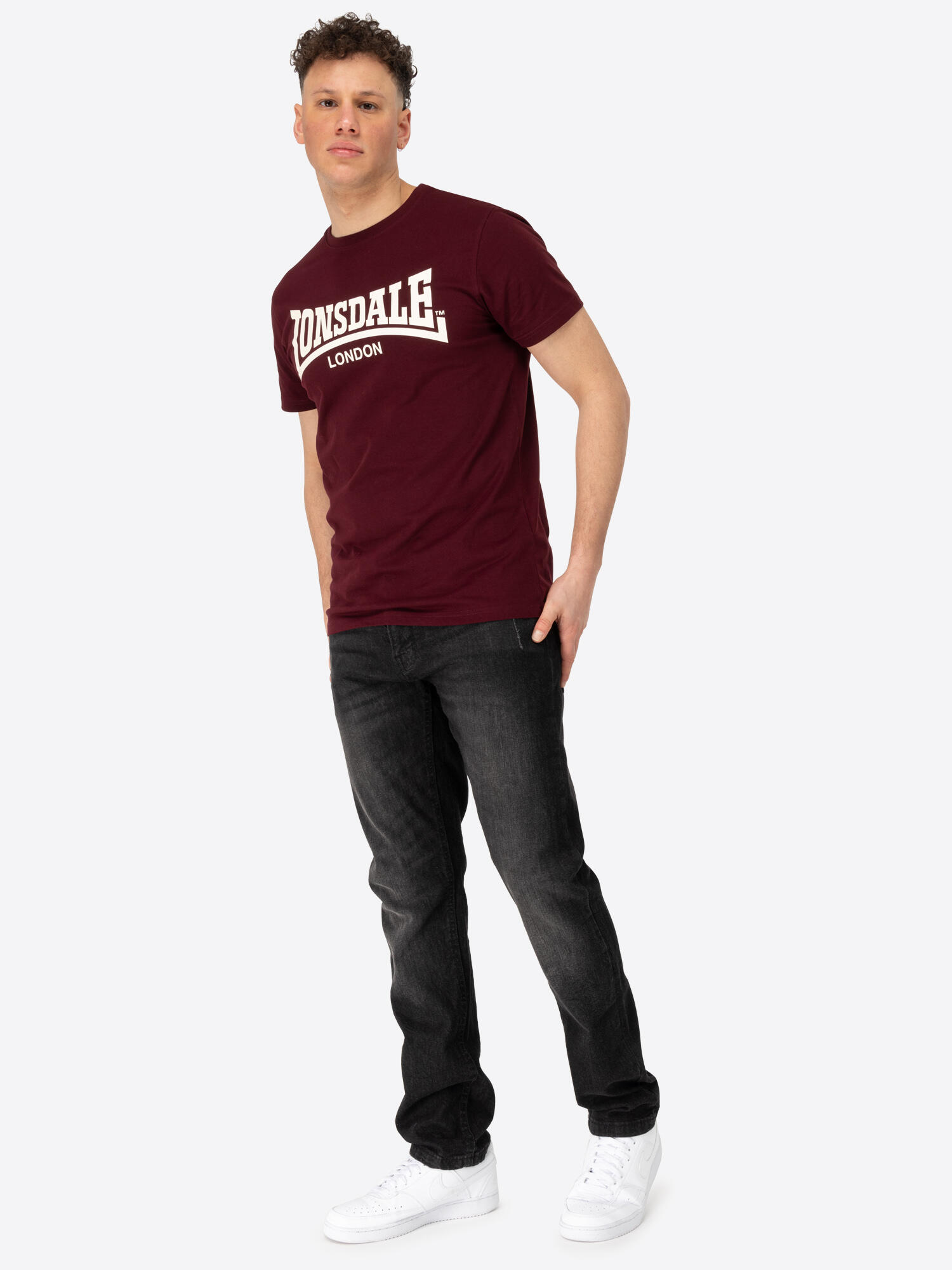 LONSDALE Heren-T-shirt normale pasvorm VOLWOOD 3/6