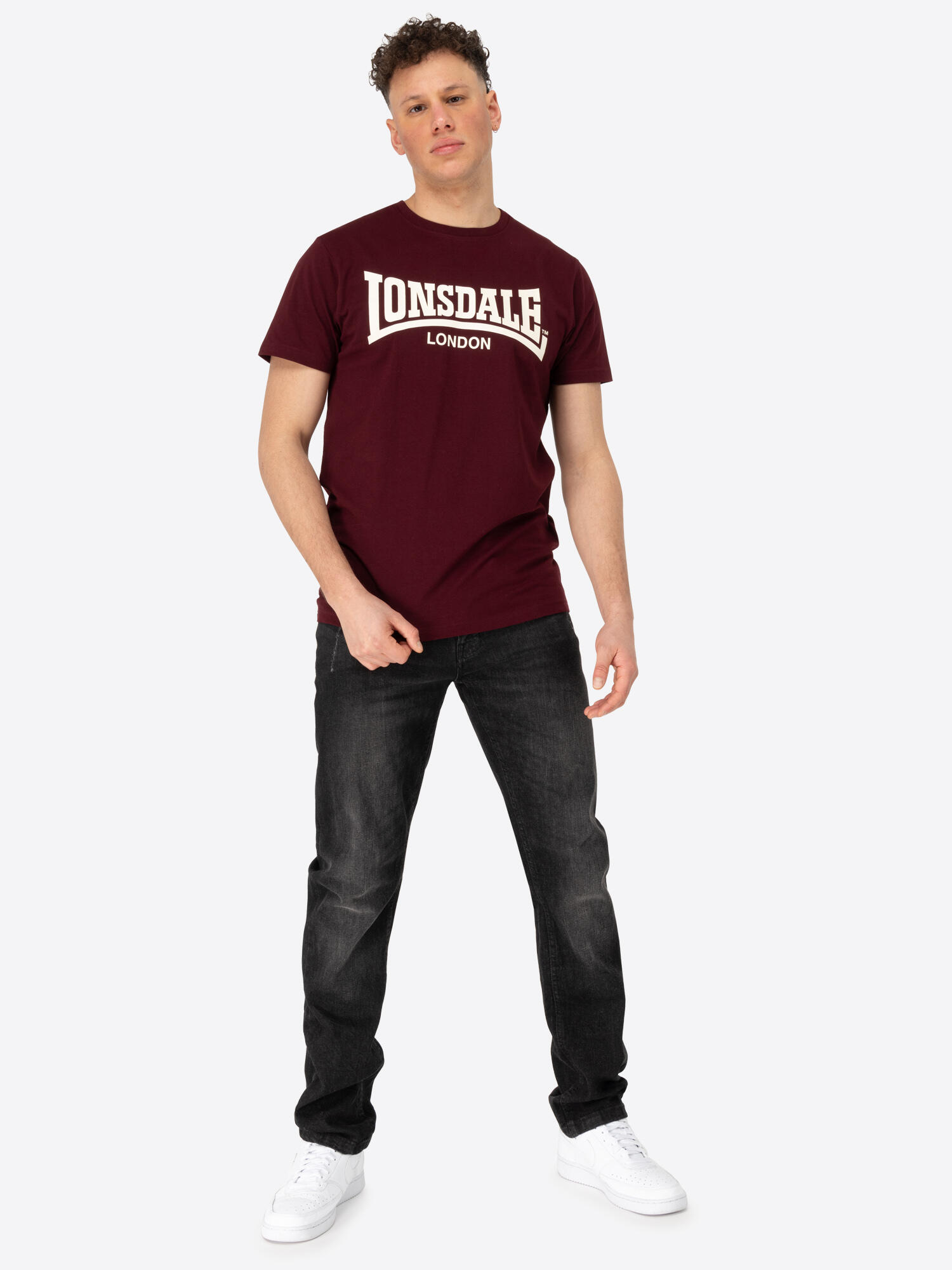 LONSDALE Heren-T-shirt normale pasvorm VOLWOOD 4/6