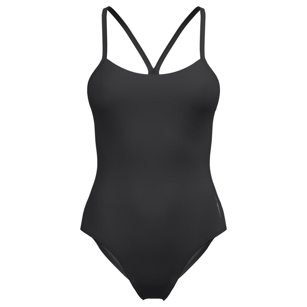 Womens Colourblock Racerback Swimsuit 1/3
