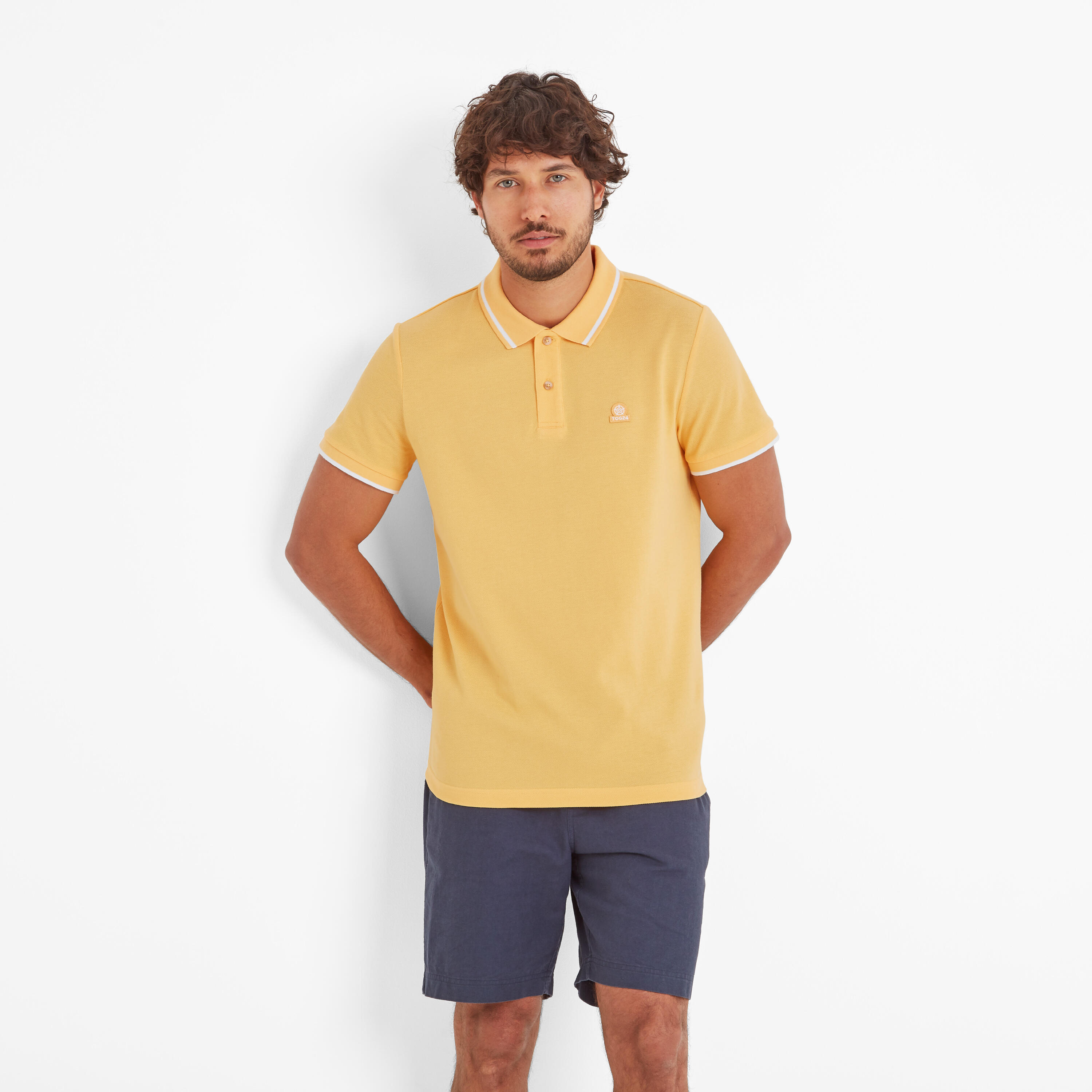 TOG24 Binsoe Mens Polo Shirt Blue Dolphin