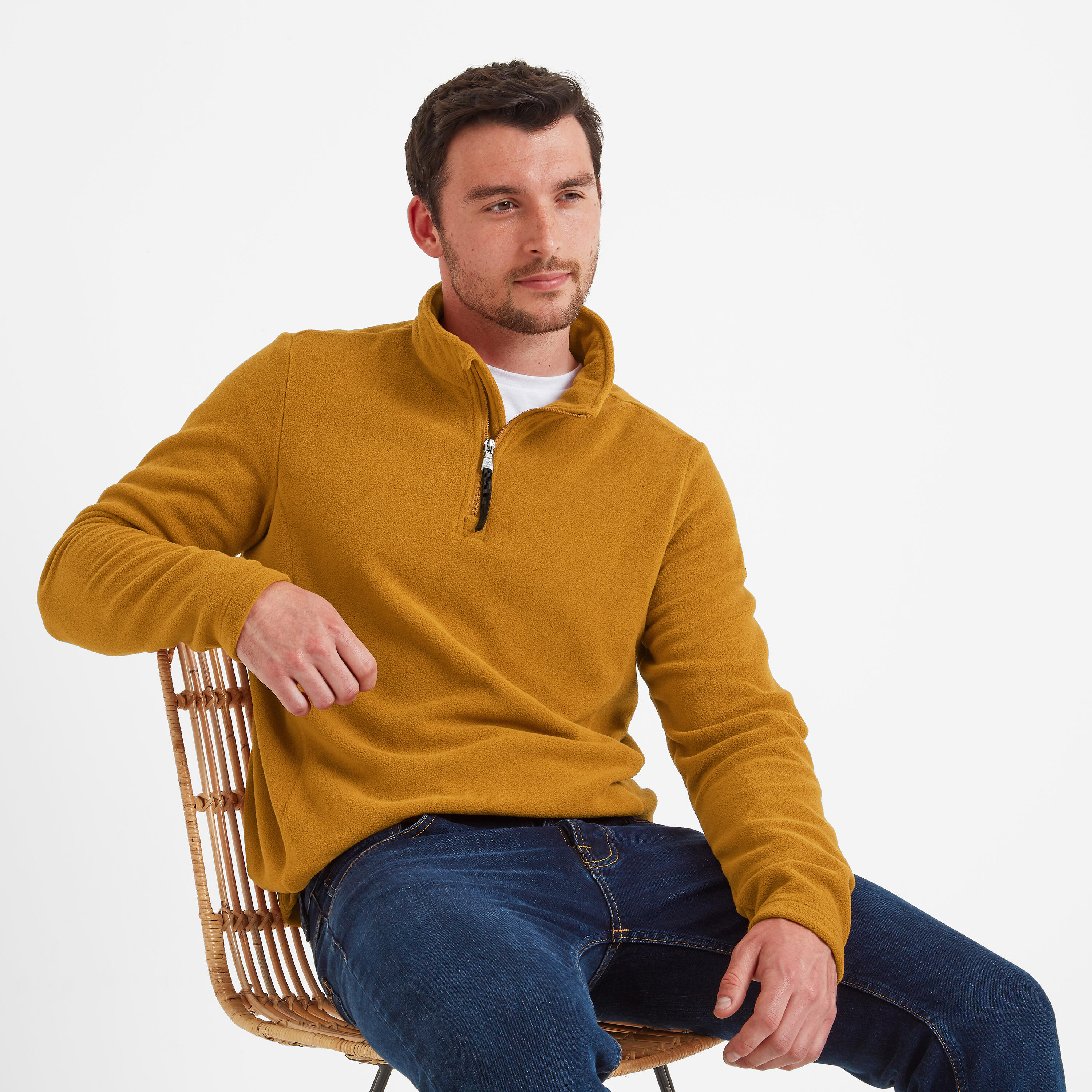Revive Mens Fleece Zip Neck 2/4