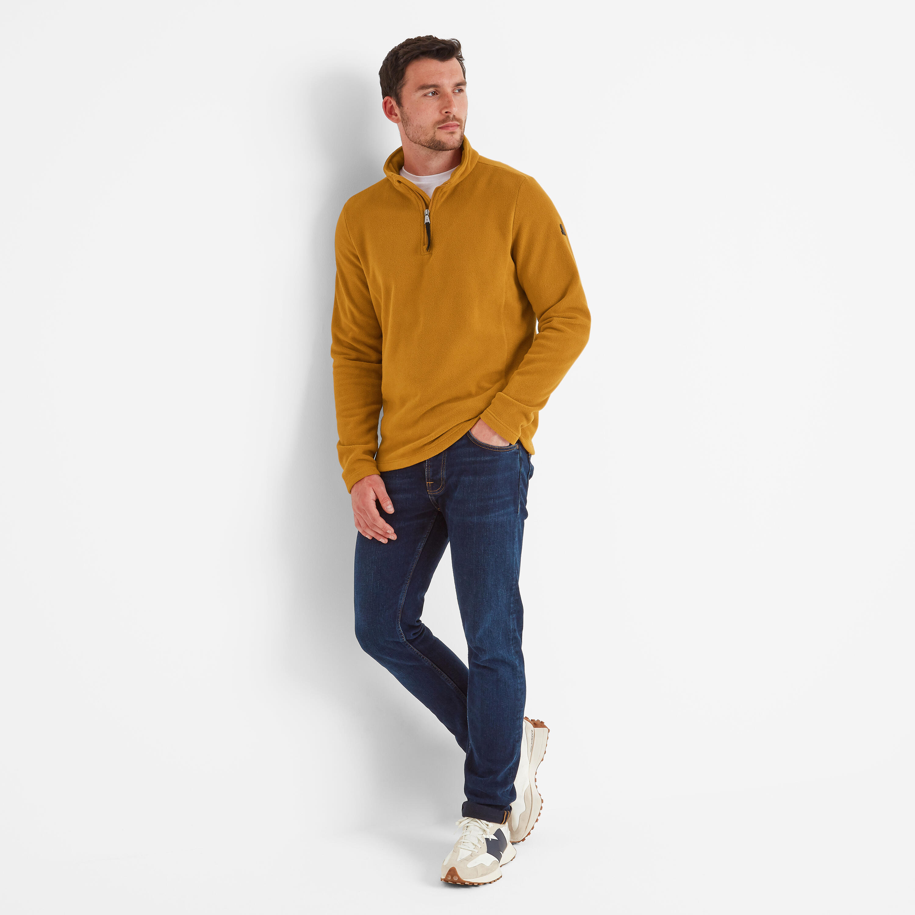 Revive Mens Fleece Zip Neck 3/4