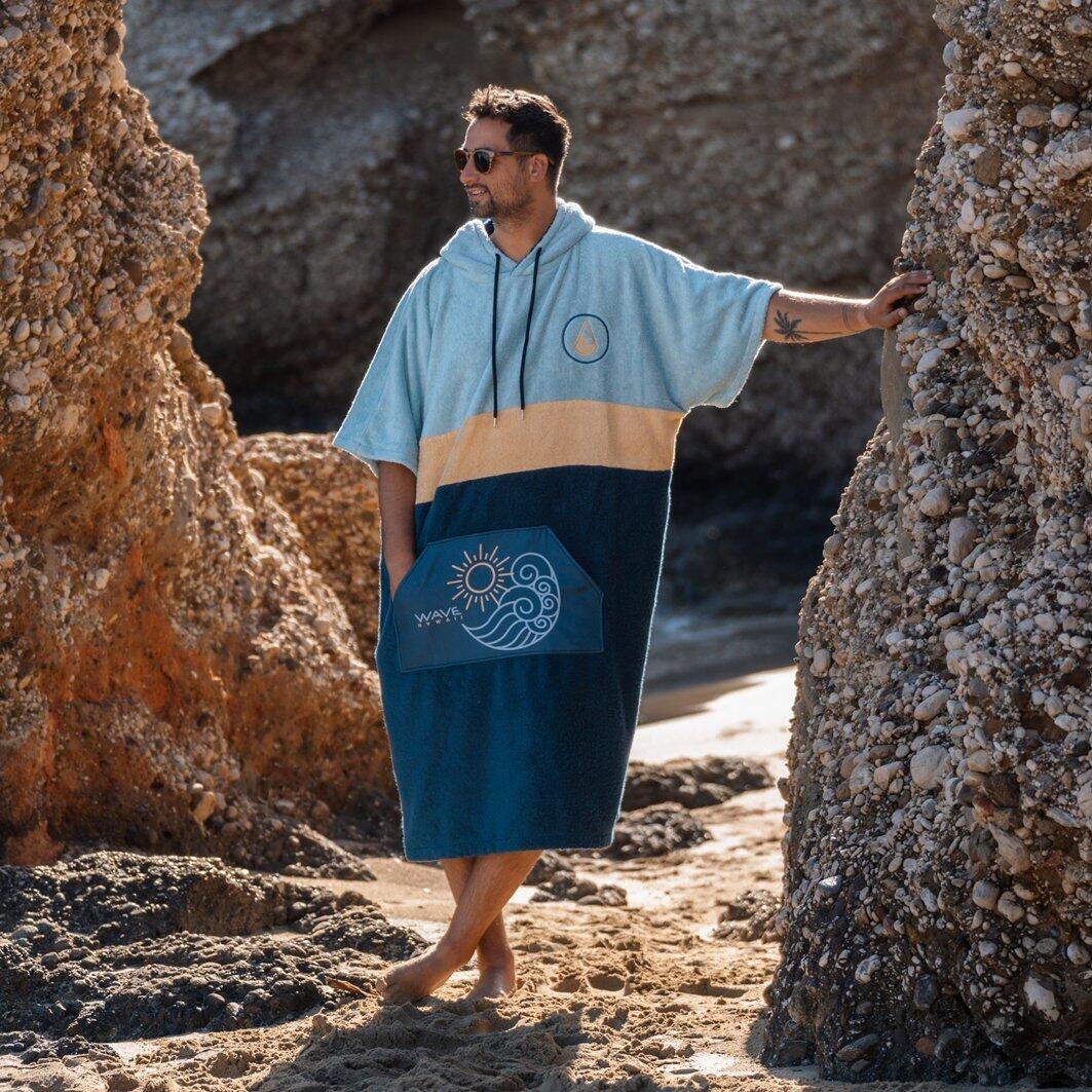 Poncho Wave Hawaii AirLite Poncho Pukalani M WH4073M Multicolore 100 x 75 cm 2/5