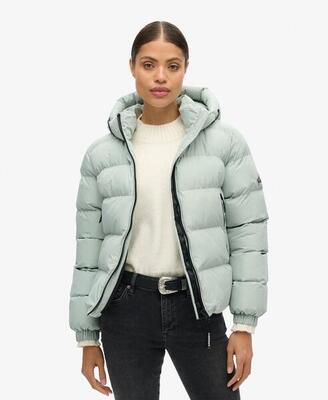 Gepolsterte Sportjacke mit Kapuze von SUPERDRY