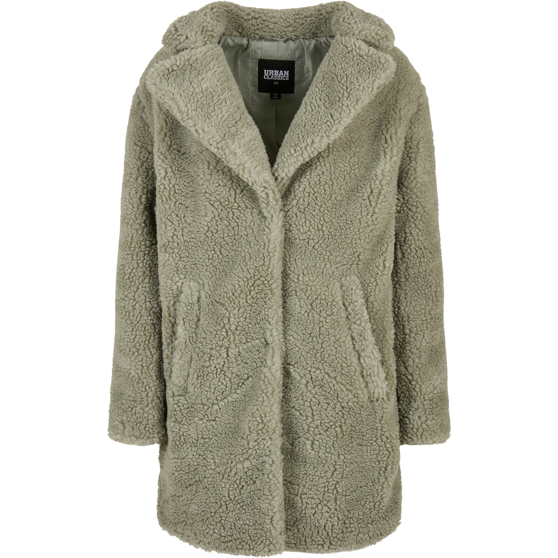 Urban Classics - Manteau Femme Urban Classics Oversized Sherpa-grandes Tailles - Manteau - Vert - 56 3xl - Decathlon