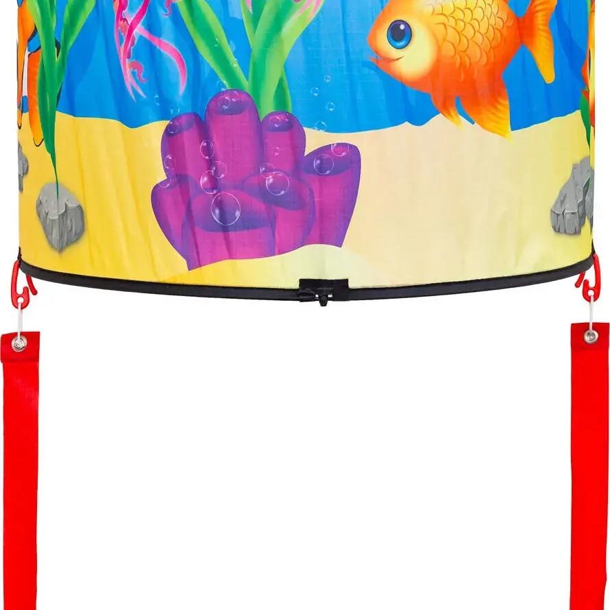 Children's kite HQ Cylinder Kite Aquarium 100190 Rainbow 38 x 38 cm