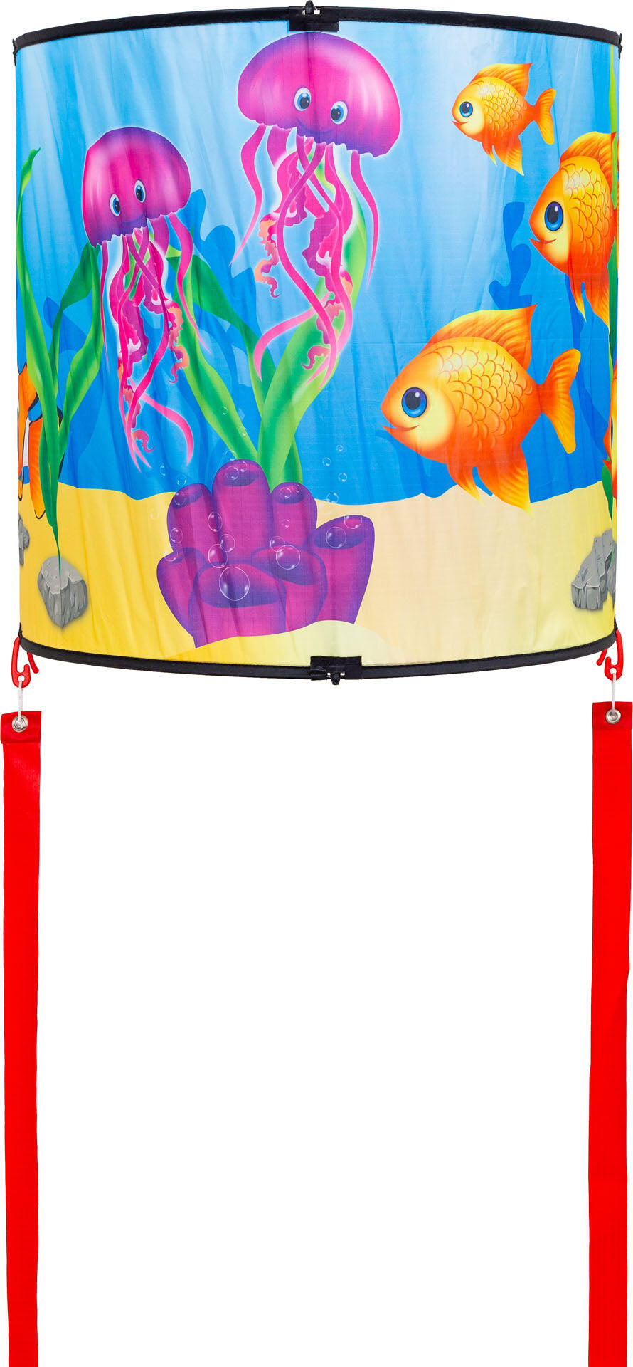 HQ Aquilone per bambini HQ Cilindro Aquilone Acquario 100190 Arcobaleno 38 x 38 cm