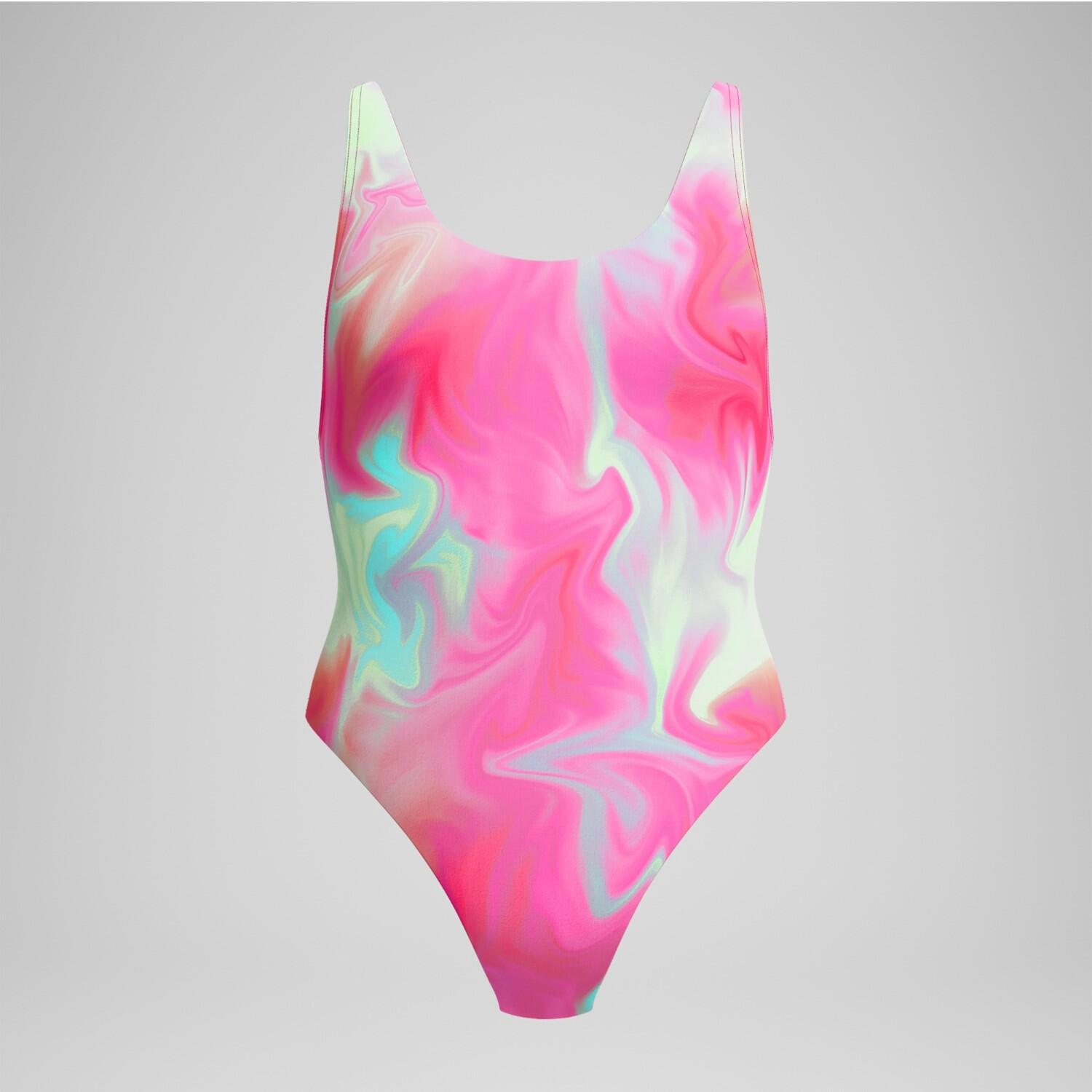 Speedo Badeanzug für Damen mittlerer Beinausschnitt & Vorderfutter 3/5
