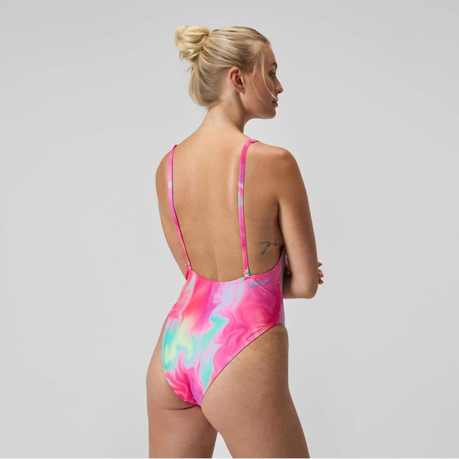 Speedo Badeanzug für Damen mittlerer Beinausschnitt & Vorderfutter 2/5