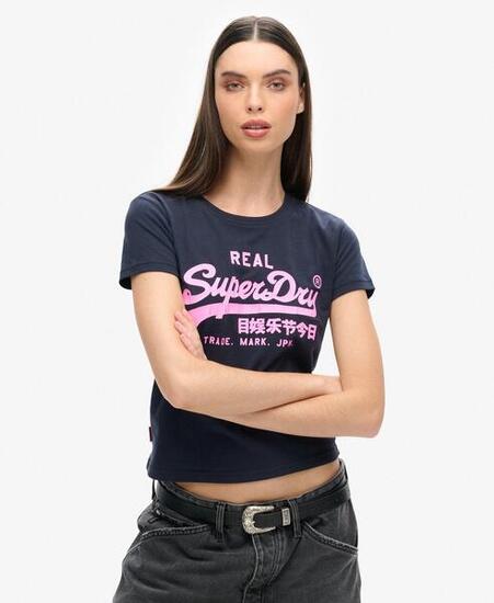 Camiseta ajustada gráfica Neon Vl
