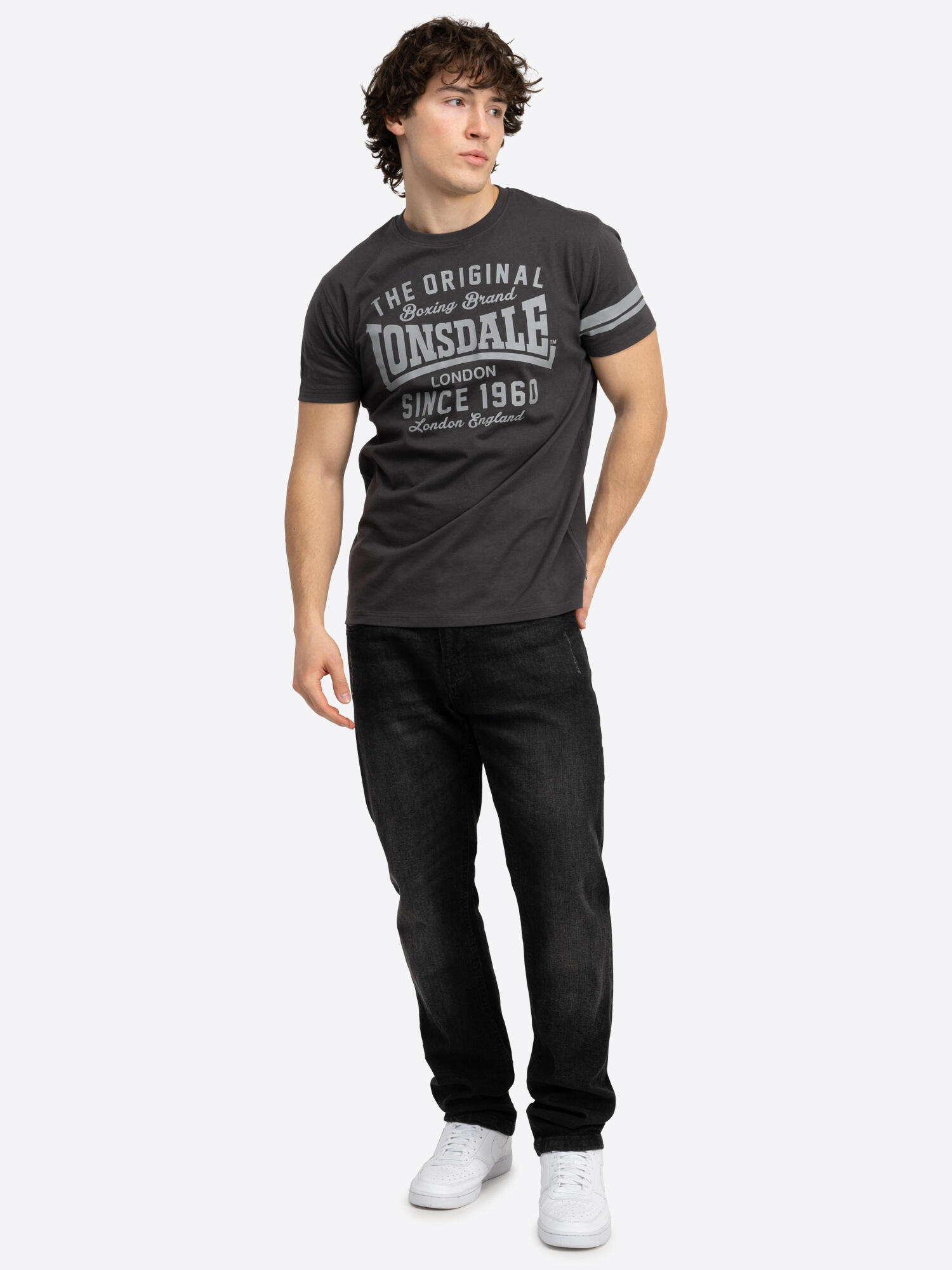 LONSDALE Herren T-Shirt normale Passform WINNARD 3/6