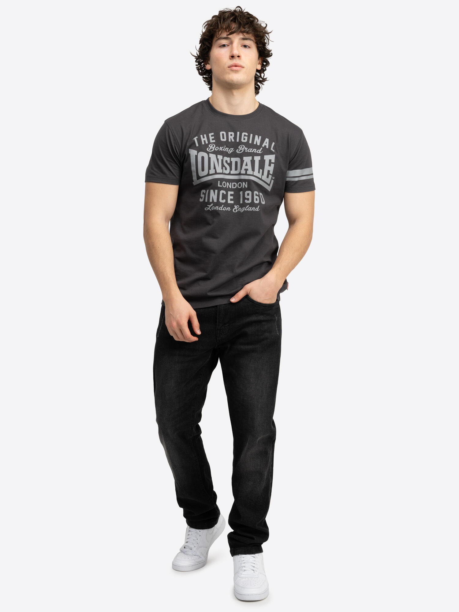 LONSDALE Herren T-Shirt normale Passform WINNARD 4/6