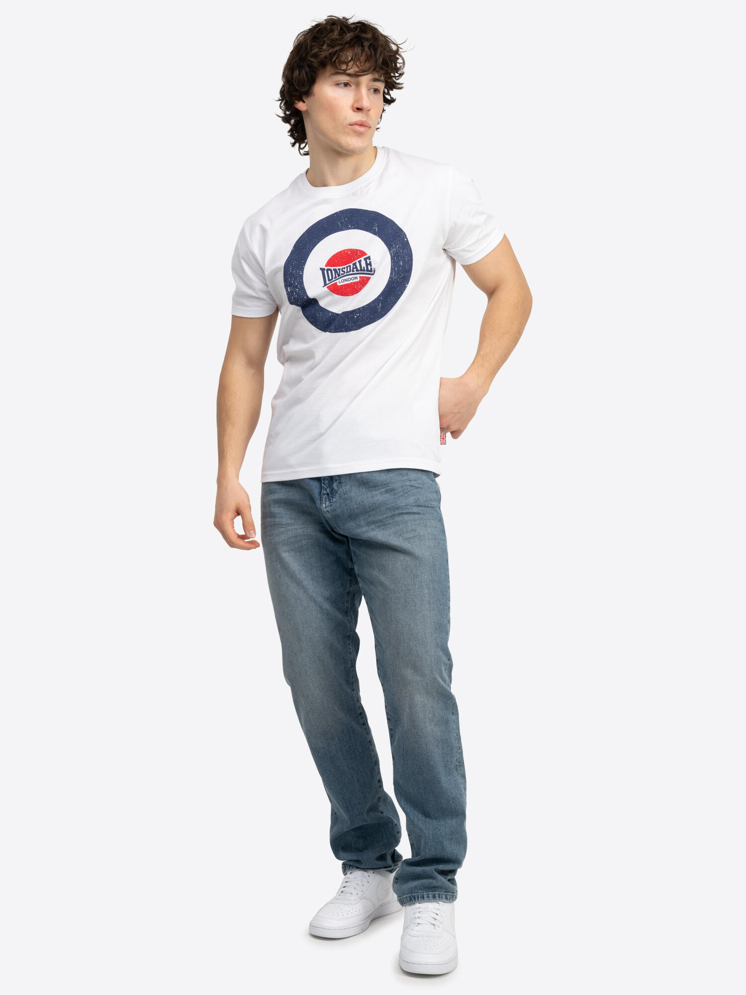 LONSDALE Heren-T-shirt normale pasvorm TREVOSE 3/6