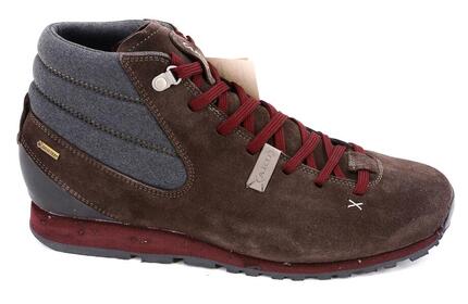 Bellamont G Mid Women Gore-Tex Wanderschuh, Trekkingschuh braun/violet