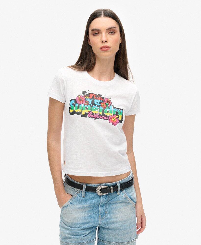 Tee-shirt ajusté à motif Cali 1/1