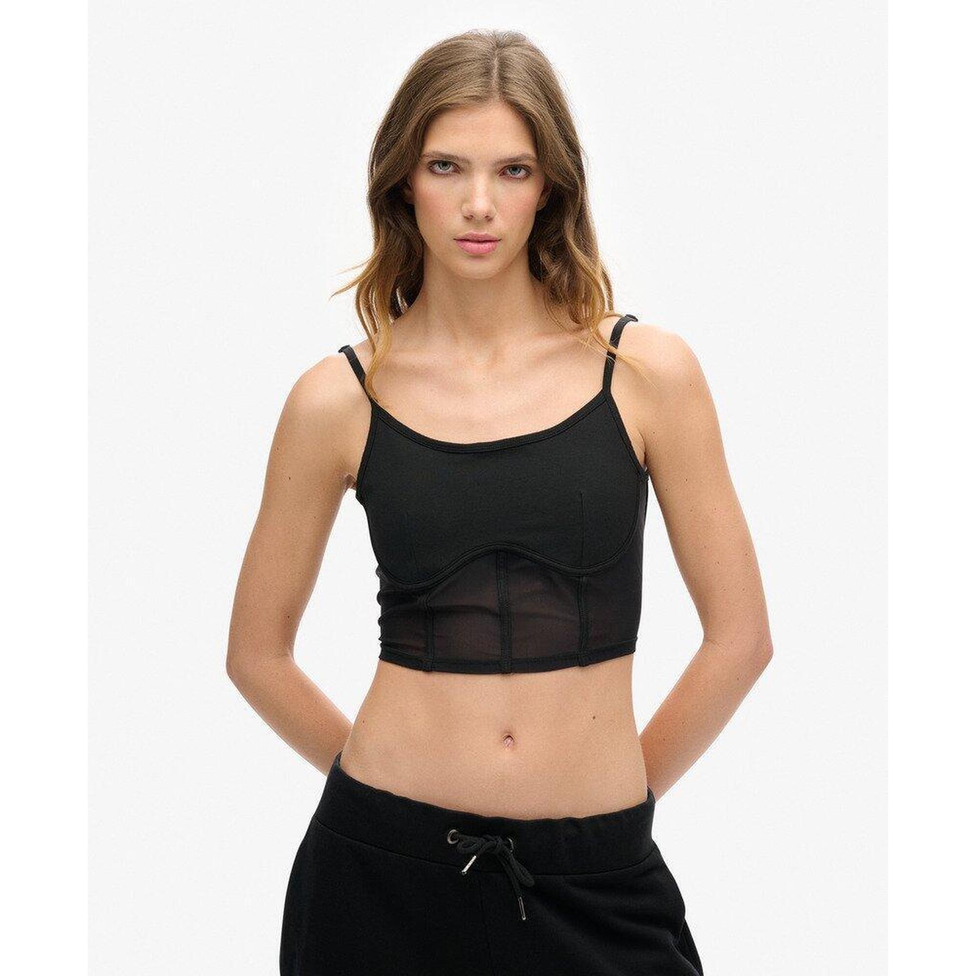 Superdry - Haut Corset Sport Tech - Sous Pull - Noir - Decathlon